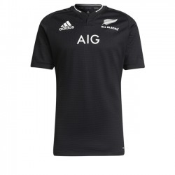 Camisola Neozelandesa Rugby Equipamento Primeiro 2020-2021 Manga Curta